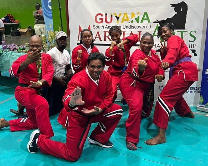 Blackhawks dominate at martial arts champs in Guyana