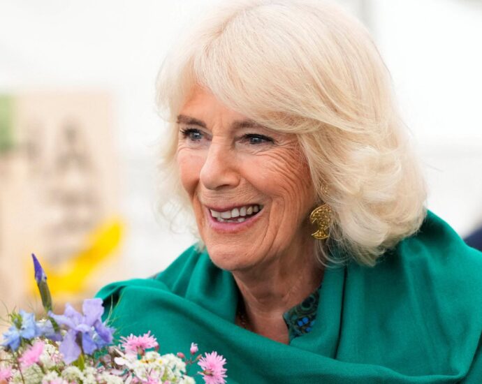 Queen Camilla makes surprise appearance in animal print gown