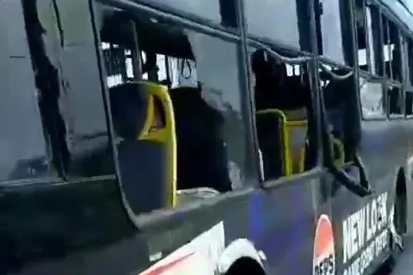 Lagos BRT bus attacked, destroyed by offended motorcyclists — Police