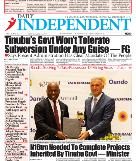 Nigerian Newspapers: Top Tales For Right this moment (23/08/24)
