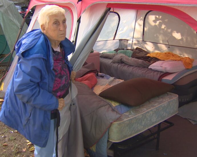 Senior couple residing at Halifax homeless encampment desperately seeking housing