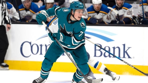 >-sharks-place-1st-overall-pick-macklin-celebrini-on-ir-with-lower-body-injury-after-nhl-debut