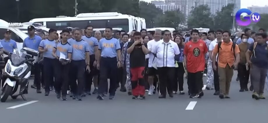 Organizers habits walkthrough of Nazareno 2025 route