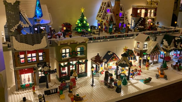 Lego sets carry a multigenerational flavour to Christmas village displays