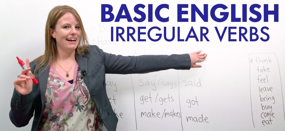 Learn Previous Tense IRREGULAR VERBS the EASY Diagram!