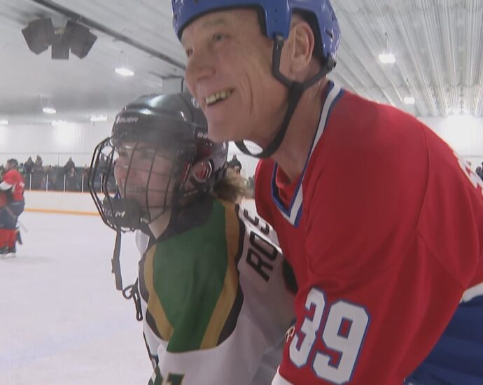 >-a-tie-game-that’s-the-talk-of-the-town!-roddickton’s-lumberjacks-show-nhl-stars-their-skills