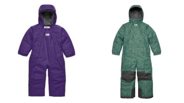 MEC recollects 2 kinds of child’s snowsuits over mould issues