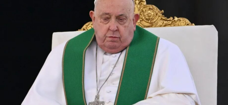 Frail Pope speaks from scientific institution to St Peter’s Square…