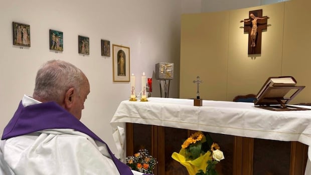Vatican releases photo of recovering Pope Francis amid health fight
