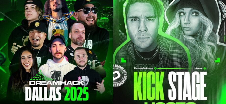 Kick announces its programming slate for DreamHack Dallas 2025