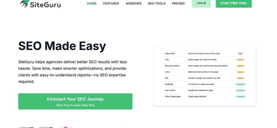 SiteGuru: SEO optimization platform