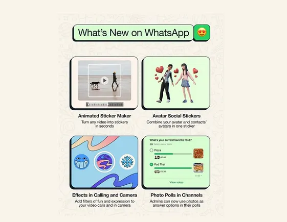 WhatApp Adds Spellbinding Emojis, Mixed Avatar Stickers and Extra