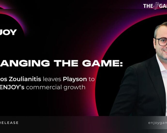 Christos Zoulianitis leaves Playson to invent ENJOY’s industrial command
