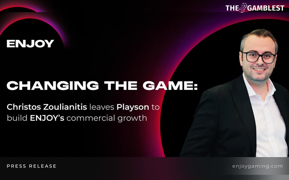 Christos Zoulianitis leaves Playson to invent ENJOY’s industrial command