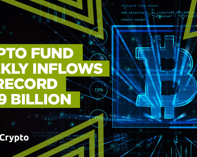 Crypto Fund Weekly Inflows Hit Fable $4.39 Billion