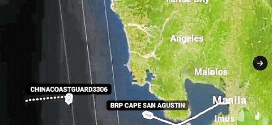 PH challenges China Proceed Guard vessel off Zambales