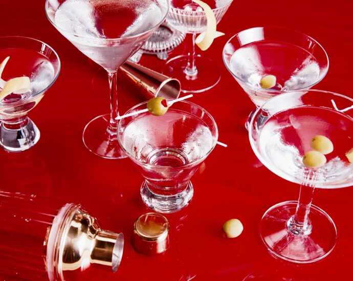 Upside-Down Martinis for a Crowd