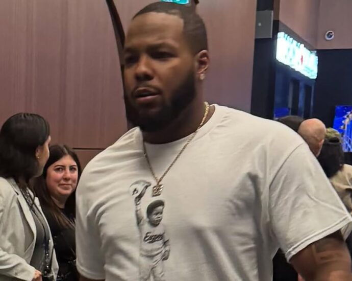 #TheMoment Vladdy wore a Toronto designer’s ‘Born Ready’ shirt