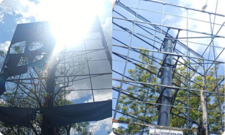 Sakaja’s Executive Goes After Defaulters in Citywide Billboard Cleanup